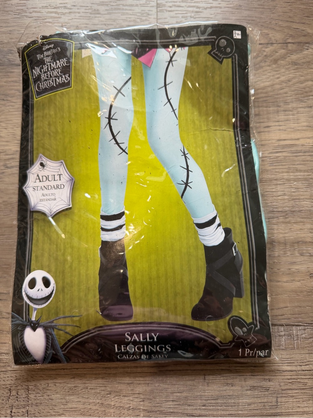 Disney Sally Light Blue Stitch-Print Leggings Brand New